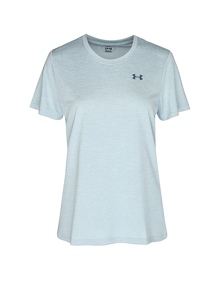 UNDER ARMOUR Damen Fitnessshirt UA Tech Twist hellblau | XS